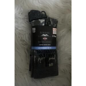 NWT 2 Pack of Harley Davidson Vented Riding Socks Size Women’s 9–12 Men’s 10–13`